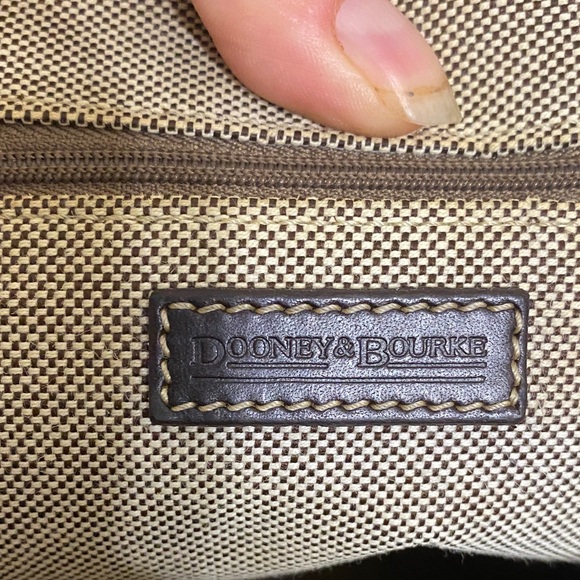 Dooney & Bourke Gray and Brown Shoulder Bag - Picture 6 of 12